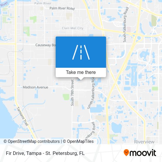 Fir Drive map
