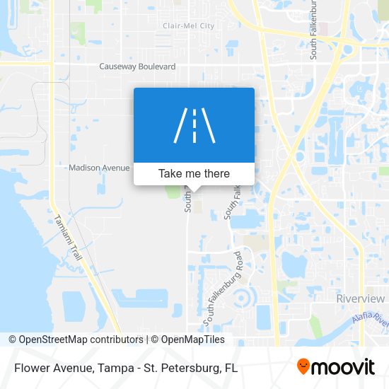 Flower Avenue map