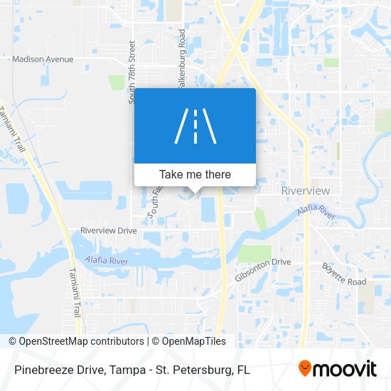 Mapa de Pinebreeze Drive