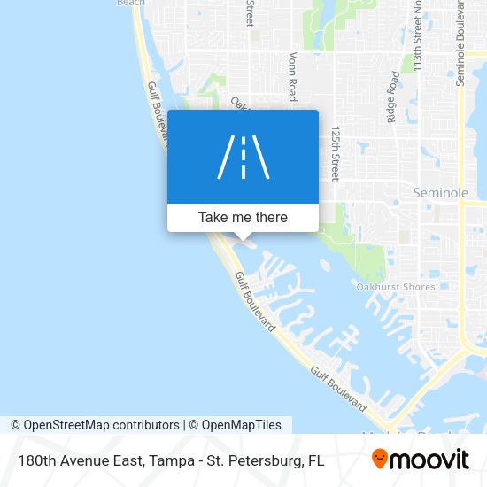 180th Avenue East map
