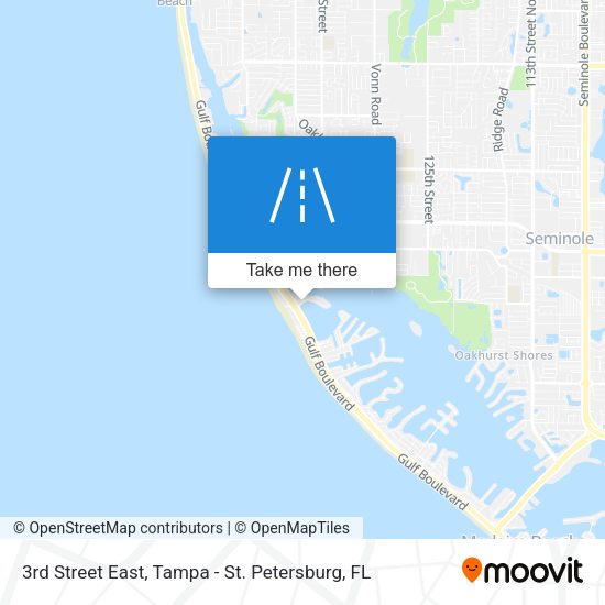 3rd Street East map