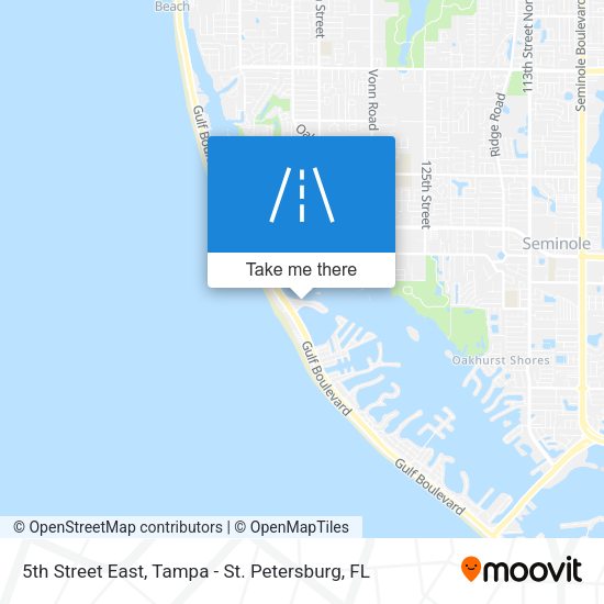 5th Street East map