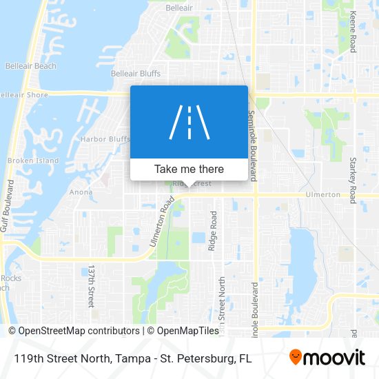 Mapa de 119th Street North