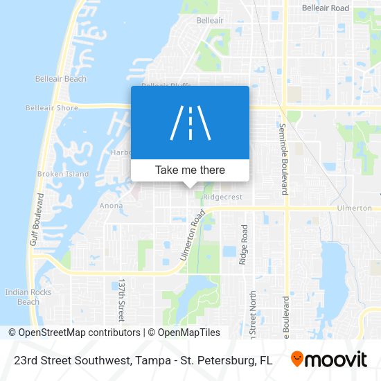 23rd Street Southwest map