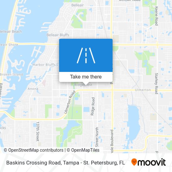 Mapa de Baskins Crossing Road