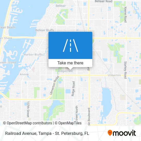 Mapa de Railroad Avenue