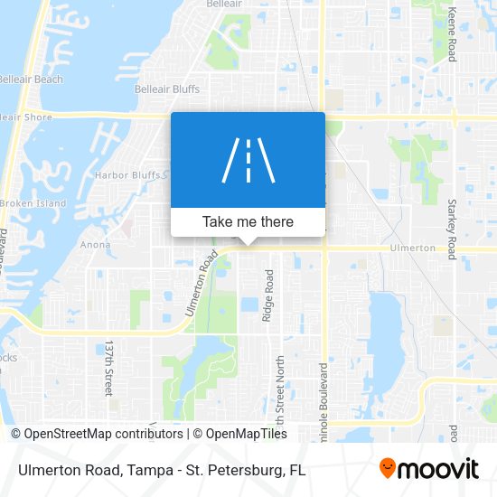 Ulmerton Road map