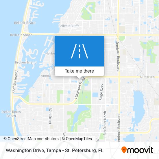 Washington Drive map
