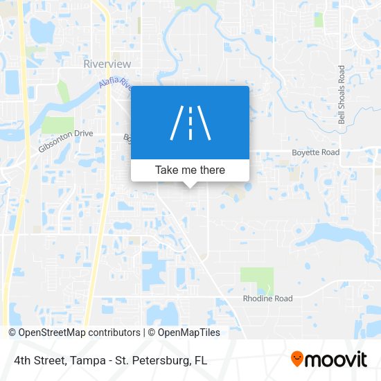 4th Street map