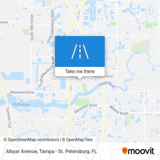 Albyar Avenue map