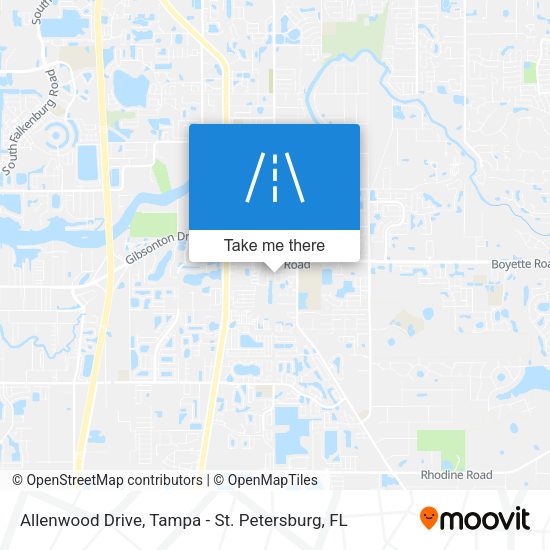 Allenwood Drive map