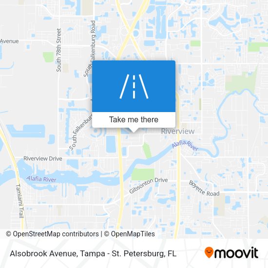 Alsobrook Avenue map