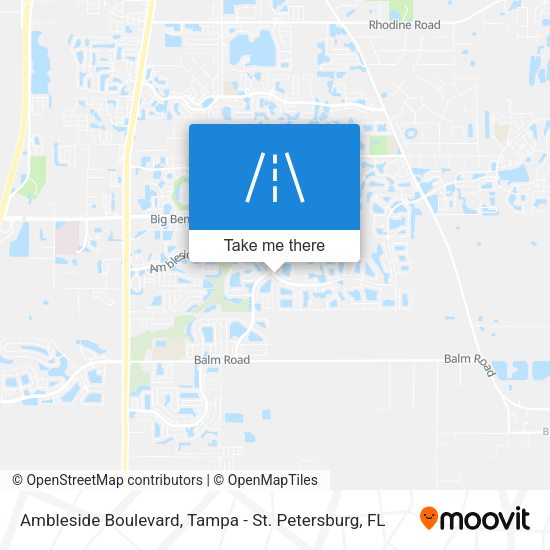 Ambleside Boulevard map