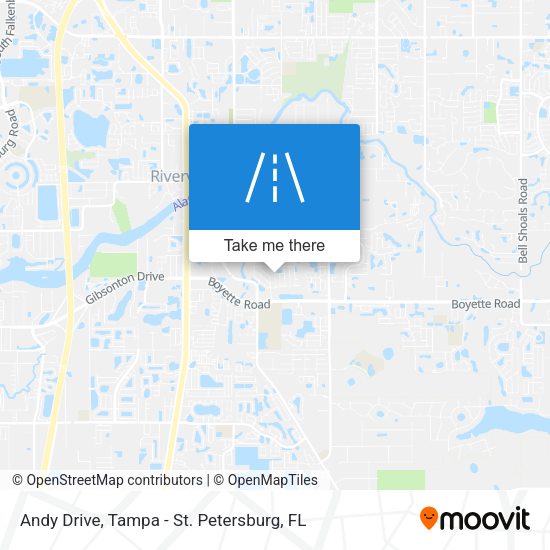Andy Drive map
