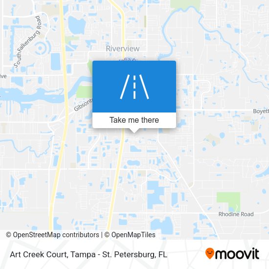 Mapa de Art Creek Court