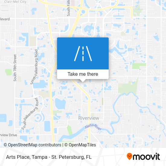 Mapa de Arts Place