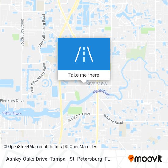 Mapa de Ashley Oaks Drive