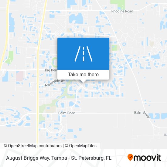 Mapa de August Briggs Way