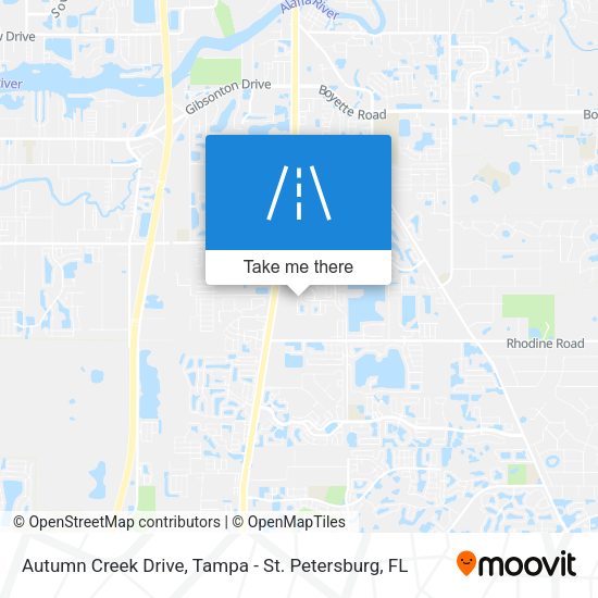Autumn Creek Drive map