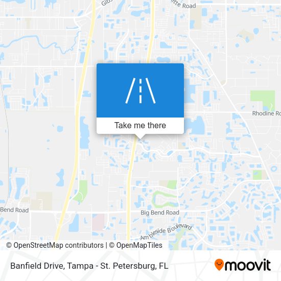 Banfield Drive map