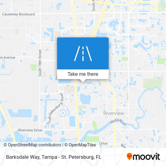 Barksdale Way map