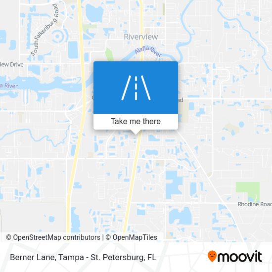 Berner Lane map