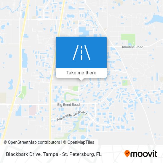 Blackbark Drive map