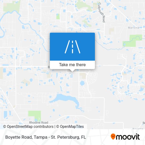 Boyette Road map