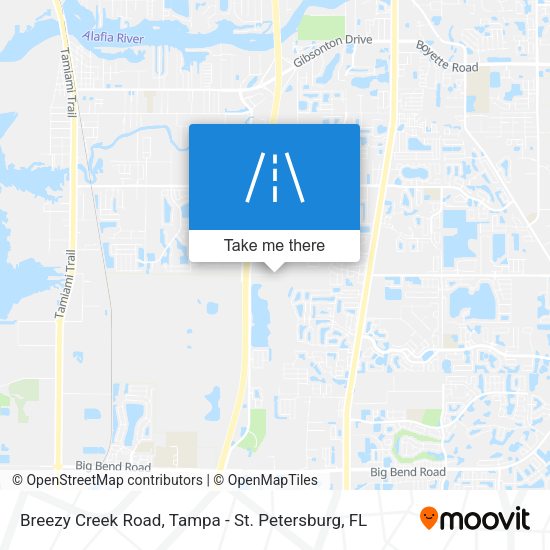 Mapa de Breezy Creek Road