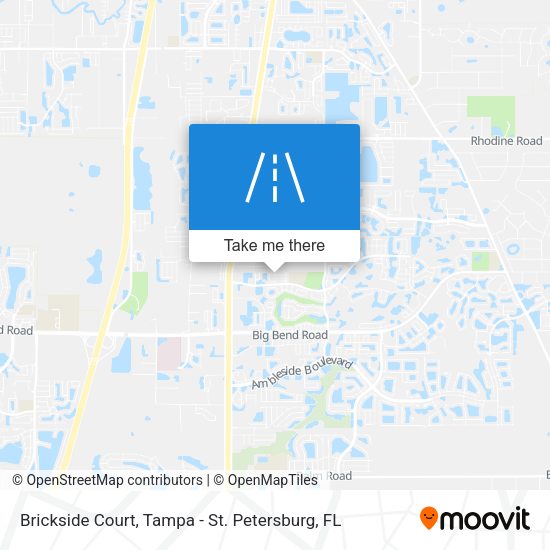 Brickside Court map