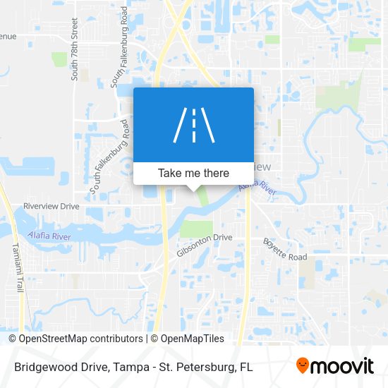 Bridgewood Drive map
