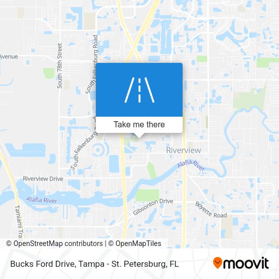 Mapa de Bucks Ford Drive