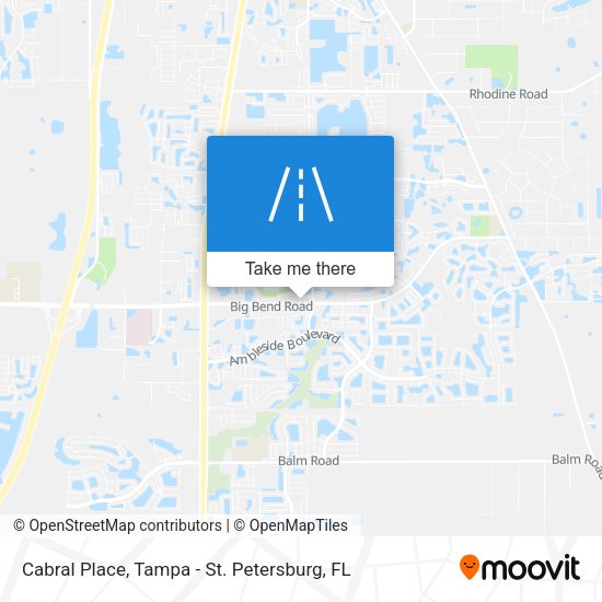 Cabral Place map