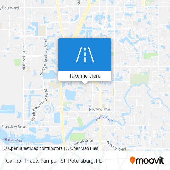 Mapa de Cannoli Place