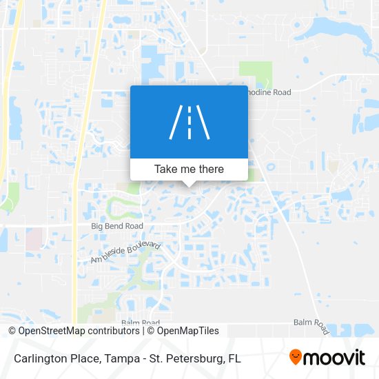 Mapa de Carlington Place