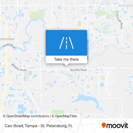 Mapa de Carr Road