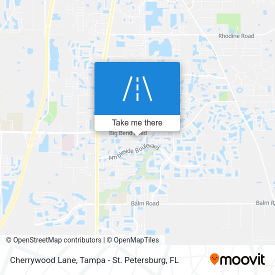 Cherrywood Lane map
