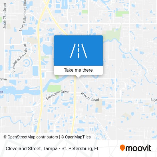 Mapa de Cleveland Street