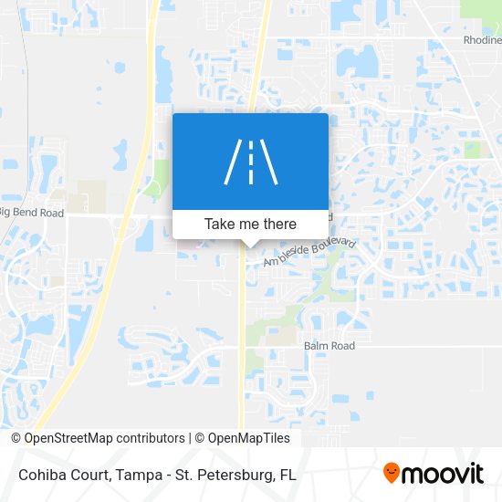 Cohiba Court map