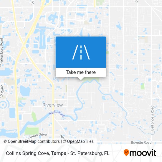 Collins Spring Cove map