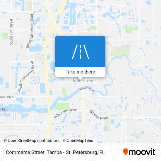 Commerce Street map