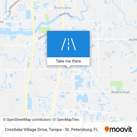 Mapa de Crestlake Village Drive