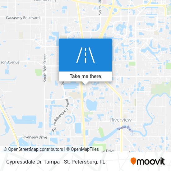 Cypressdale Dr map