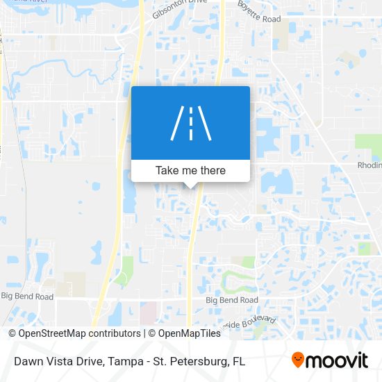 Dawn Vista Drive map