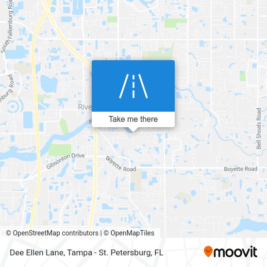 Dee Ellen Lane map