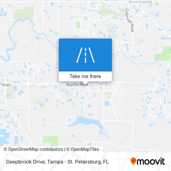 Deepbrook Drive map