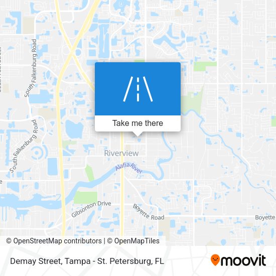 Demay Street map