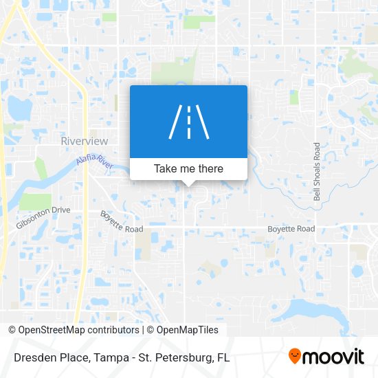 Dresden Place map