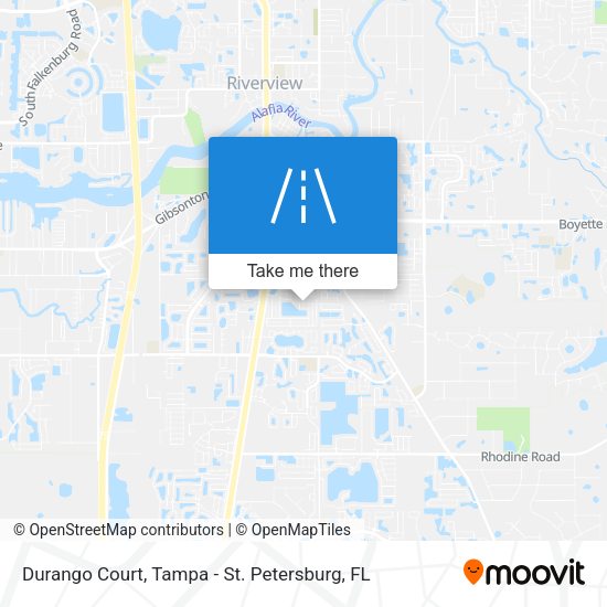 Durango Court map