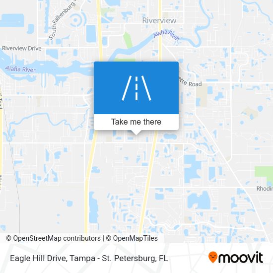 Mapa de Eagle Hill Drive